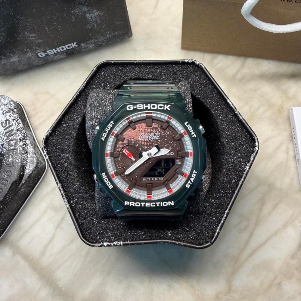 Special Edition Collab Dark Green & Multicolor Adjustable Watch
